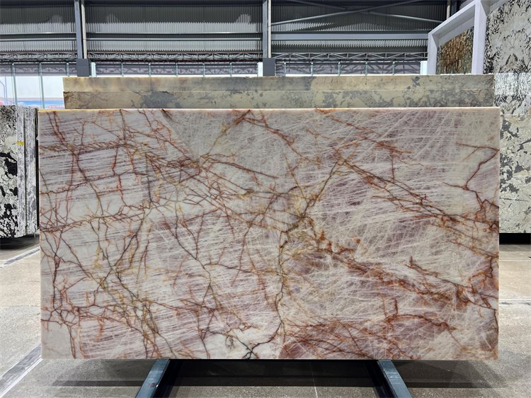 Pink Lady Lumix Quartzite slab