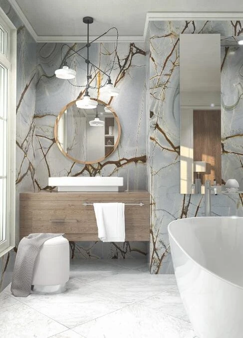 blue Roma for bathroom