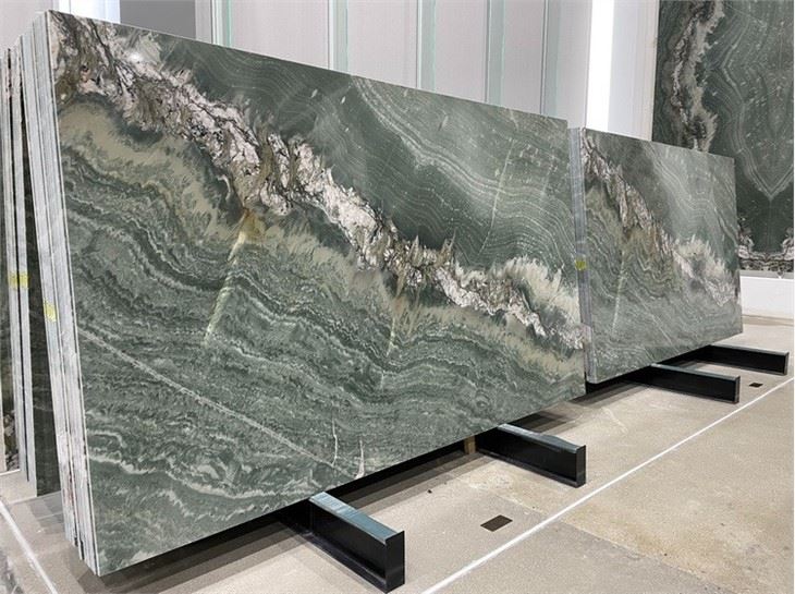 Maestro Green Quartzite Slabs Bookmatch