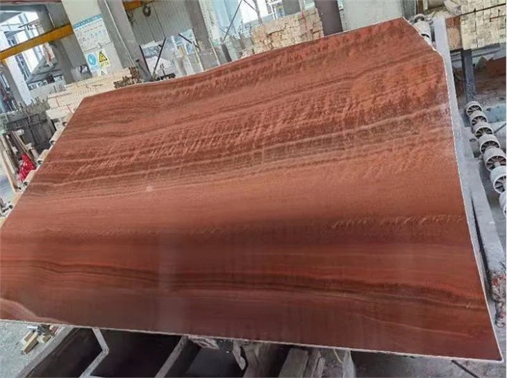 Wooden Red Marble