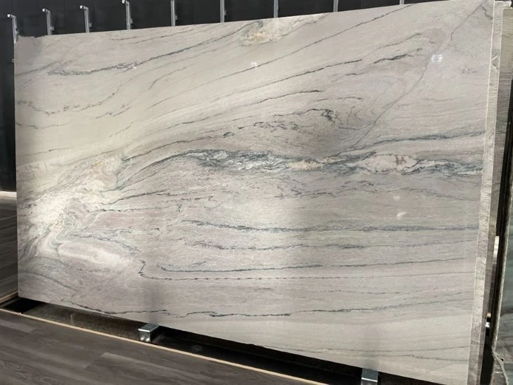 Aquarela White Marble Slab